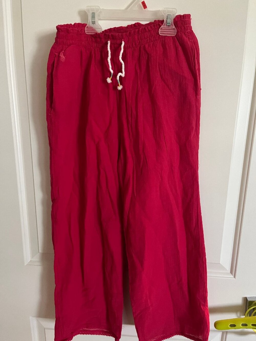 Polo Raulph Lauren Crepe Pants  Red 16